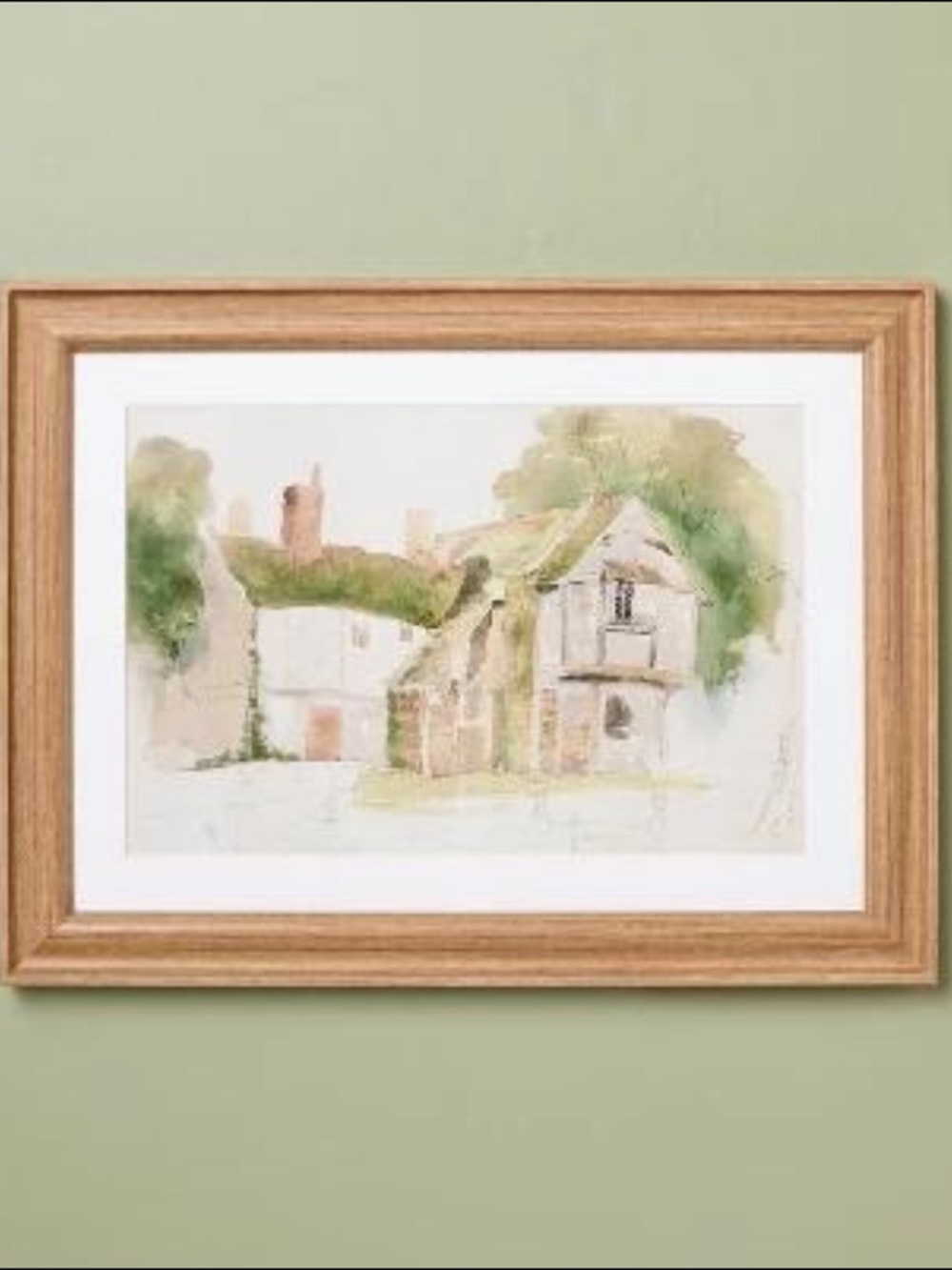 Hearth & Hand Magnolia Gold Framed Wall Art 12x16 Spring Cottage Print